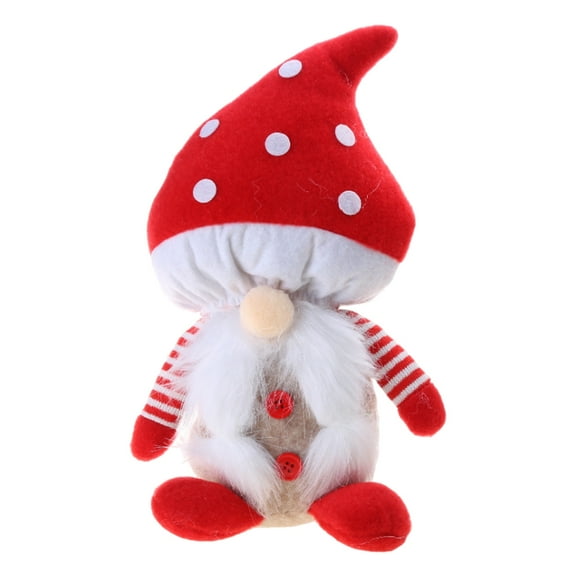 CIYISON Summer Mushroom Gnomes Decoration Plush Spring Faceless-Doll Swedish Gnomes Gift