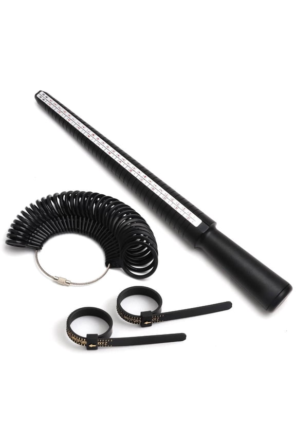 Take Along Ring Sizer Plastic Portable Finger Measurement Tool for Brides