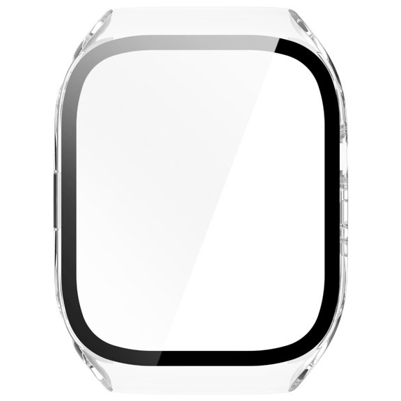 CIYISON Toughened Film PC Glass Full Coverage Screen Protector Defense Hard Shell Case Scratch Resistant for Watch T2 Smartwatch