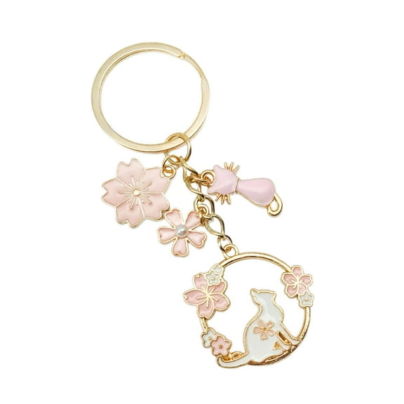 CIYISON Trendy Cats Lover Keyring Charm Personalized Key Chain Accessory for Gatherings