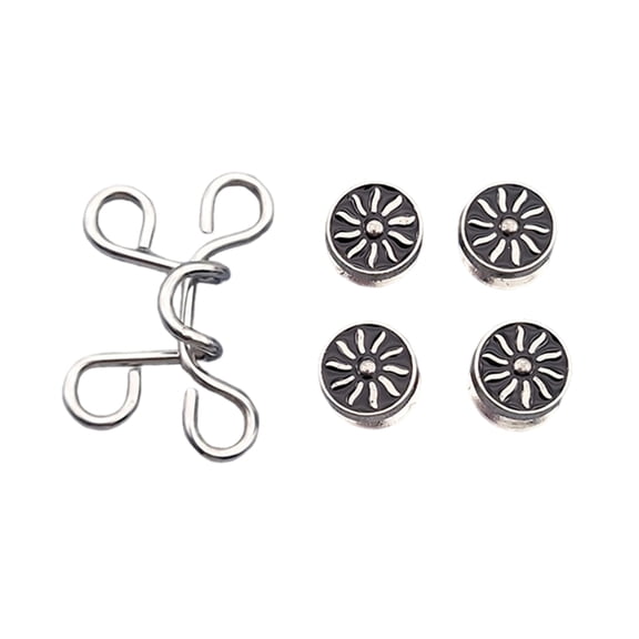 CIYISON Trousers Waist Tightener Metal Waist Buckles Adjustable Jeans Button Pins