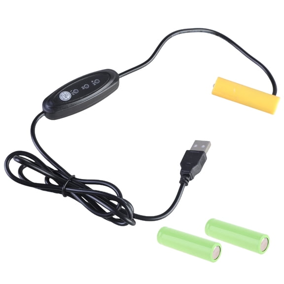 CIYISON USB 5V Power Supply Cable Adapter Cord Replace 1 to 3pcs 1.5V LR6 AA Batteries