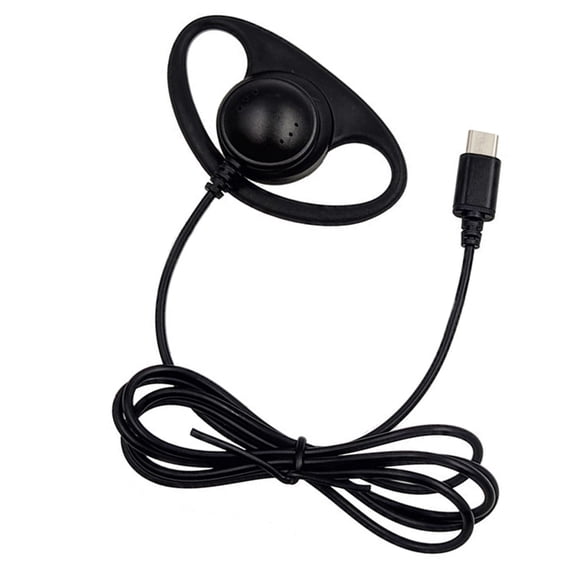 CIYISON USB C Single Side Mono Earphone Mono Corded Headsets Single Side Earbud Headphones For Guide