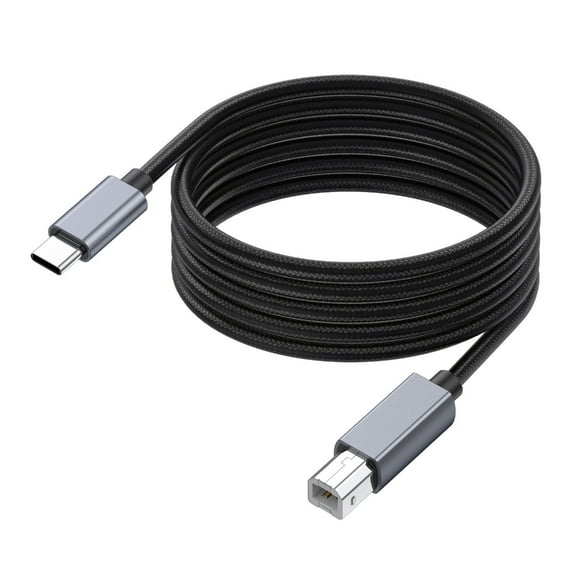 CIYISON USB C To B Printer Cable 480M For Seamlessly Connection With Tablets, And Phones, Printers, Scanners No Driver Required