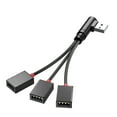 thumbnail image 1 of CIYISON USB Male to 3 USB Female Splitter Charge Hub Power Cord Extension Adapter Cable, 1 of 11