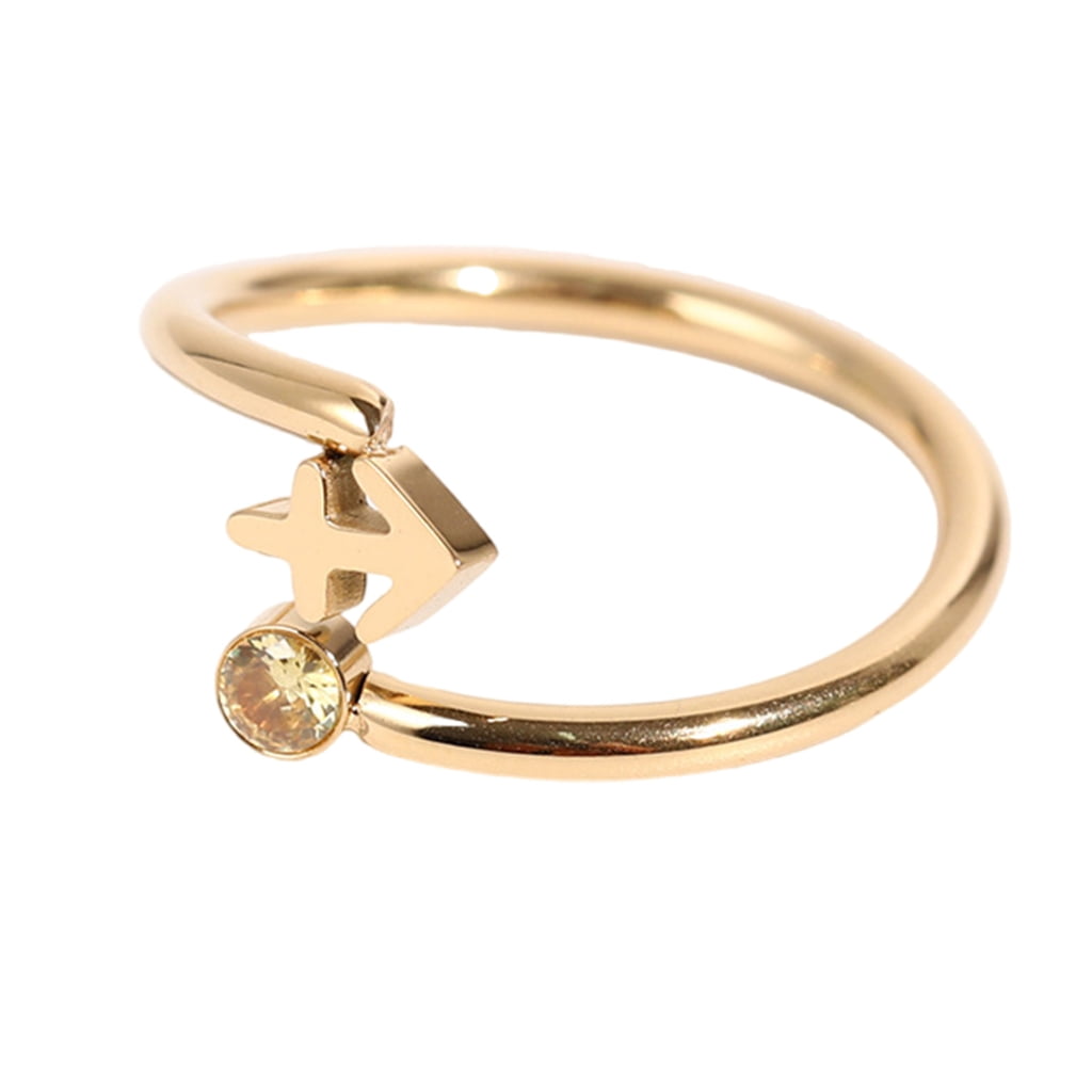 CIYISON Unique Zircon Constellations Rings Adjustable Finger Rings ...