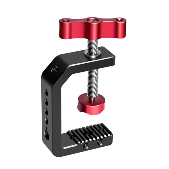 CIYISON Universal C Desk Mount Clamp For DSLR Cameras Lights Microphones Holder