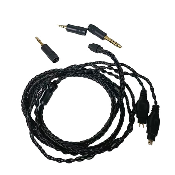 CIYISON Upgrades 4.4mm Balanced Male Silver Plated Cable for HD580 HD650 HD58X Headphones for Enjoy Clear and Detailed Sound