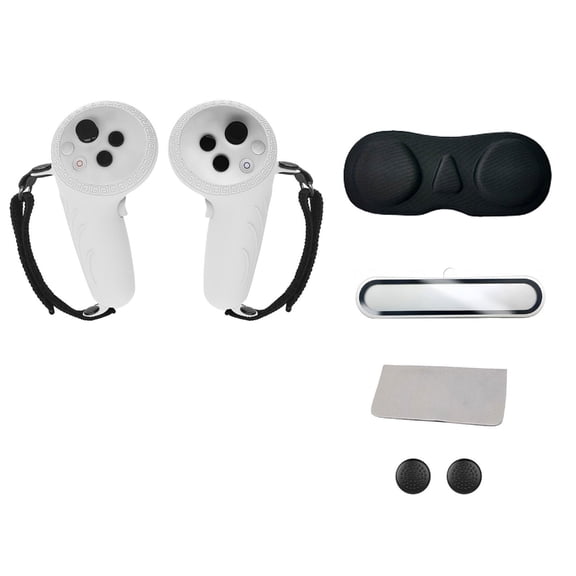 CIYISON VR Handle Protections Kit with Silicone Sleeve and Lens Film for PICO4 Ultra