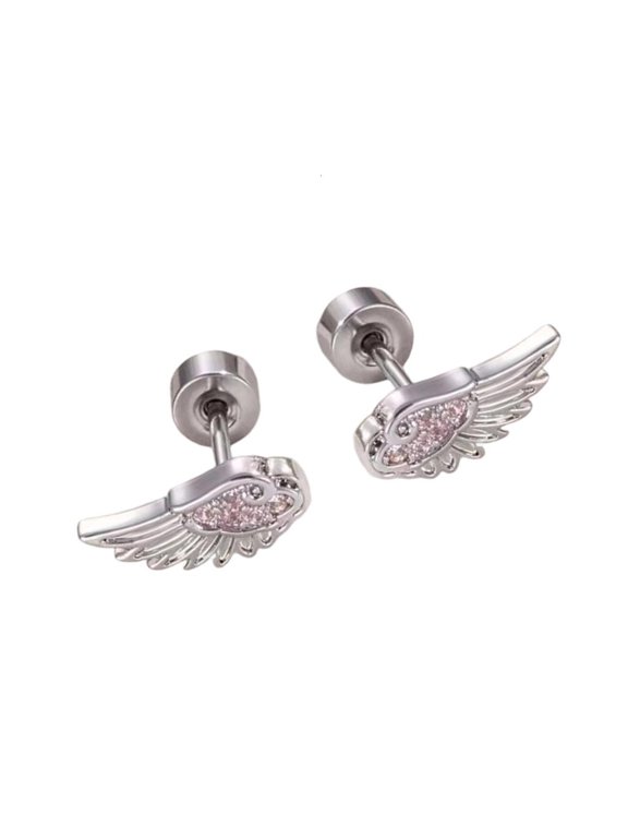 Versatile Ear Cuff with Wing Designs for Fashion Statements Alloy