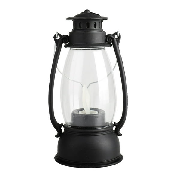 CIYISON Vintage Hurricane Lantern Battery Operated Hanging Candle Light Retro Antique LED Oil Lamp for Christmas Decoration