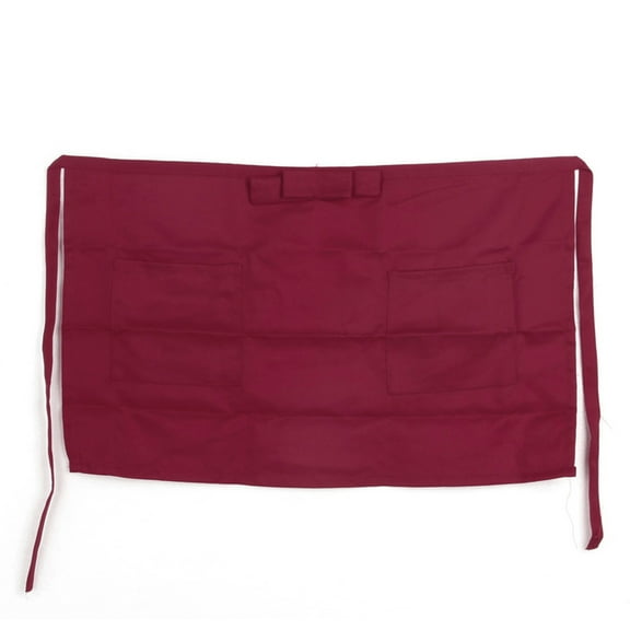 CIYISON Waist Apron Water Oil Stain Resistant Waiter Server Waist Aprons with Pocket for Women Working Restaurant Serve