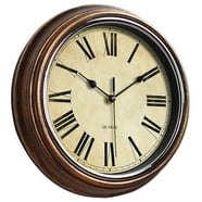 Westclox 12" Bronze Open Arabic Numeral Analog QA Wall Clock - Walmart.com