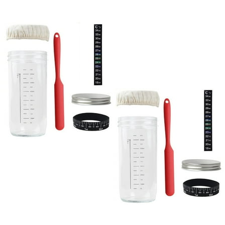 CIYISON Wide Mouth Starter Dough Pots Bread Baking Supplies Kitchen Baking Accessories