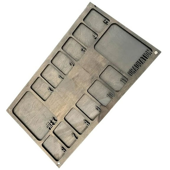 CIYISON Wood School Year Photo Frame for Pre-K to 12 Graduation Picture Frame Organizers