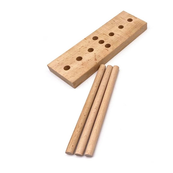 CIYISON Wooden Bow Maker Tool for Christmas Bows, Hair Bows, Holiday Wreath, Gift Bow