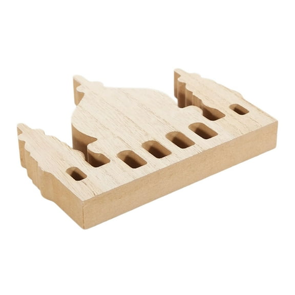 CIYISON Wooden Ornament Ramadans Decorations For Islamics Muslims Event Party Table Decors