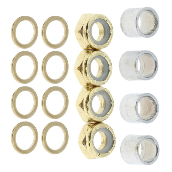 CIYISON kateboard Truck Hardware Set Skateboard Truck Lock Nut Axles Washers Spacer Set