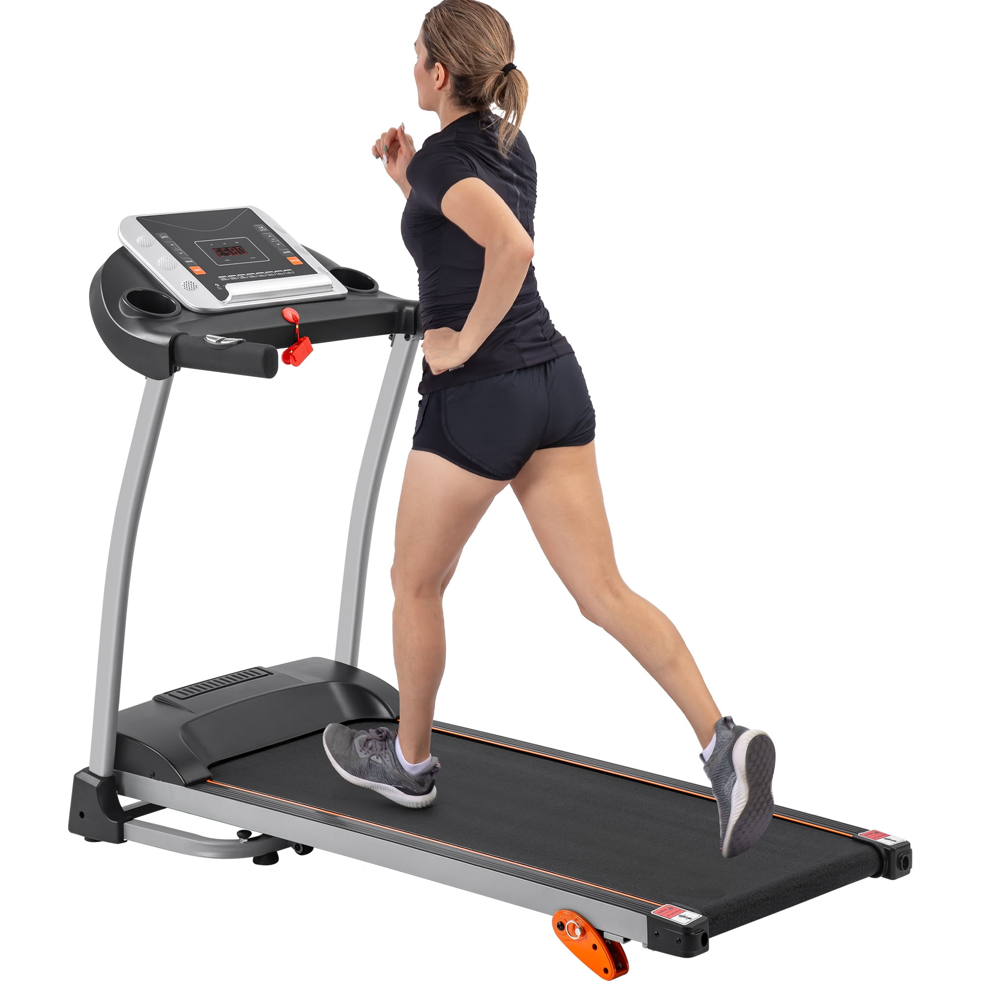 CIYOYO Folding Treadmill, 1.5HP Treadmills for Home Office with 12 HIIT
