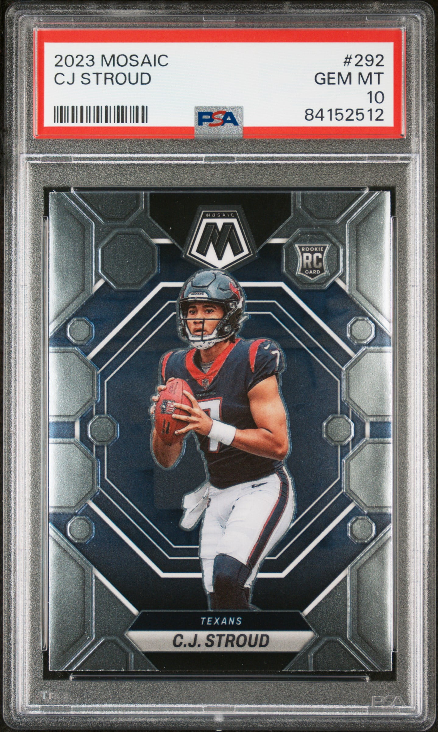 CJ Stroud 2023 Panini Mosaic Football Rookie Card #292 Graded PSA 10 - Walmart.com CJ Stroud 2023 Panini Mosaic Football Rookie Card #292 Graded PSA 10 - Walmart.com