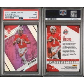 CJ Stroud RC, Phoenix-Purple /49 #2 - 2023 Panini Chronicles Draft Picks - PSA 9