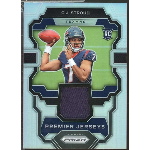 CJ Stroud Rookie Card 2023 Panini Prizm Premier Jerseys #2