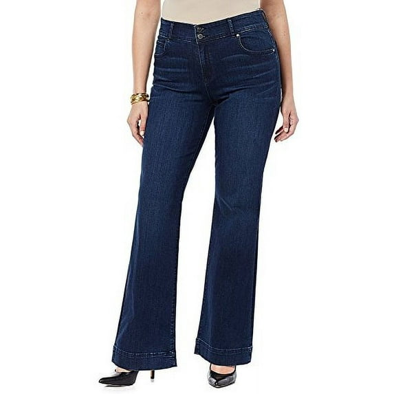CJ by Cookie Johnson Womens Believe Phyllis Flare Jean Phyllis - Plus 16 Womans