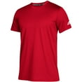 thumbnail image 1 of CJ2636 Adidas Youth Short-Sleeve ClimaTech Tee Red/White S, 1 of 2