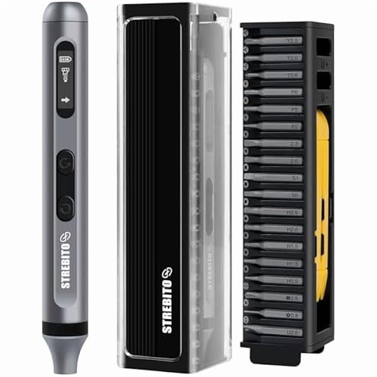 CJB 42 in 1 Electric Screwdriver, 3.7V Cordless Screwdriver Rechargeable, Compact Mini Power Screw Driver with Display for Computer Electronic Watch