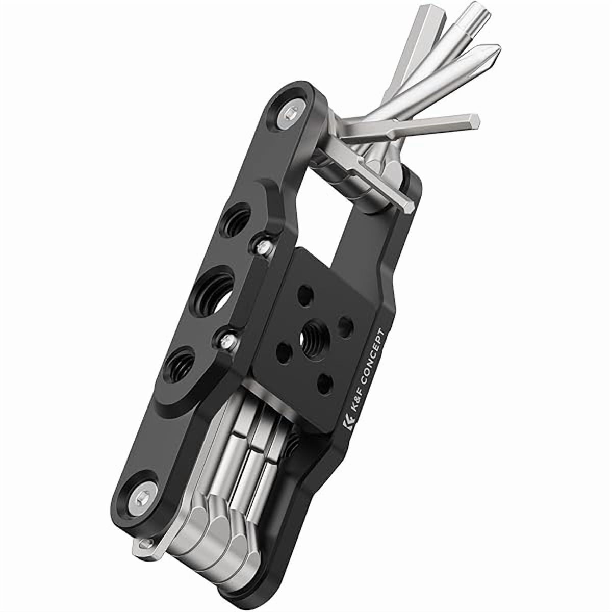 CJB Folding Hex Key Set with Screwdrivers, Portable Screwdriver Set Folding Allen Wrench Set for Assembly of Photographic Equipment Repair of Bicycles.