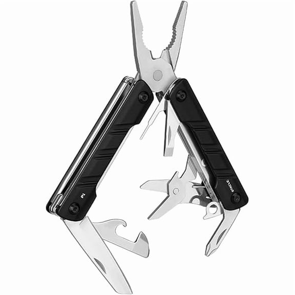 CJB Otacle P1 11-in-1 Multi-Plier, Lightweight Multitool Pliers with Scissors, Bottle Opener and Screwdriver, EDC Gear with Lanyard Hole