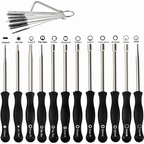 CJB12-Pack Carburetor Adjustment Tool Carb Screwdriver Tool 2-Cycle Small Engine Carb Adjusting Tool Kit for STHIL Echo Husqvarna Poulan Trimmer Weedeater Chainsaw