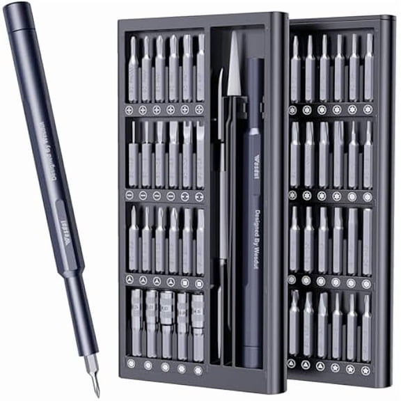 CJB50-in-1 Small Screwdriver Set, [Super Durable & Strong Magnetic] Tiny Torx Screwdriver Fits All Ring Doorbell, Precision Magnetic Mini Repair Tool Kit for Watch, Laptop, Eyeglass, Screw Driver