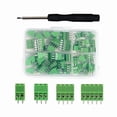 thumbnail image 1 of CJB52PCS 2.54mm 0.1" Pitch PCB Mount Screw Terminal Block Connector, Minidodoca 2P 3P 4P 5P Terminals 150V 6A for 26-18AWG Cable，Equipped with Special Screwdriver, 1 of 1