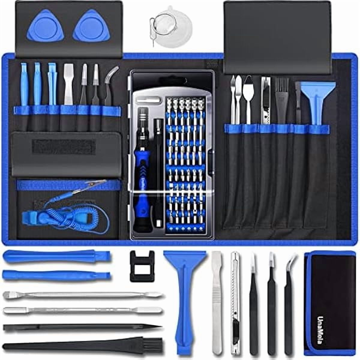CJB80 IN 1 Professional Computer Repair Tool Kit, Precision Screwdriver Set with 56 Bits, Magnetic Screwdriver Set for Laptop, PC, MacBook, Tablet, iPhone, PS4, Electronics, Gamer Tech Gifts for Men
