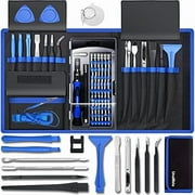 CJB80 IN 1 Professional Computer Repair Tool Kit, Precision Screwdriver Set with 56 Bits, Magnetic Screwdriver Set for Laptop, PC, MacBook, Tablet, iPhone, PS4, Electronics, Gamer Tech Gifts for Men