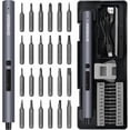 thumbnail image 1 of CJBSHARDEN Mini Electric Screwdriver, 29 in 1 Small Electric Screw Driver Kit with 24 Magnetic Bits, Precision Cordless Repair Tool for Phone, Camera, Laptop, Watch, 1 of 1