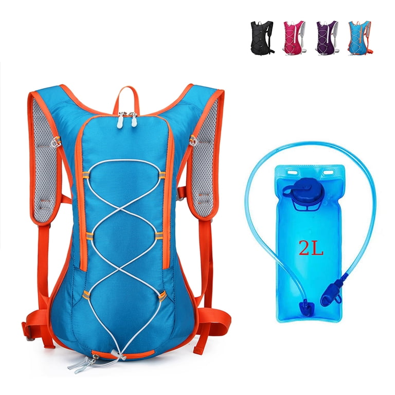 Discovery Channel Hydration Backpack NWT! Blue Camping Hiking Hydropak Blue Hiking Hydration Backpack Hiking Hydration Packs for  main image 3
