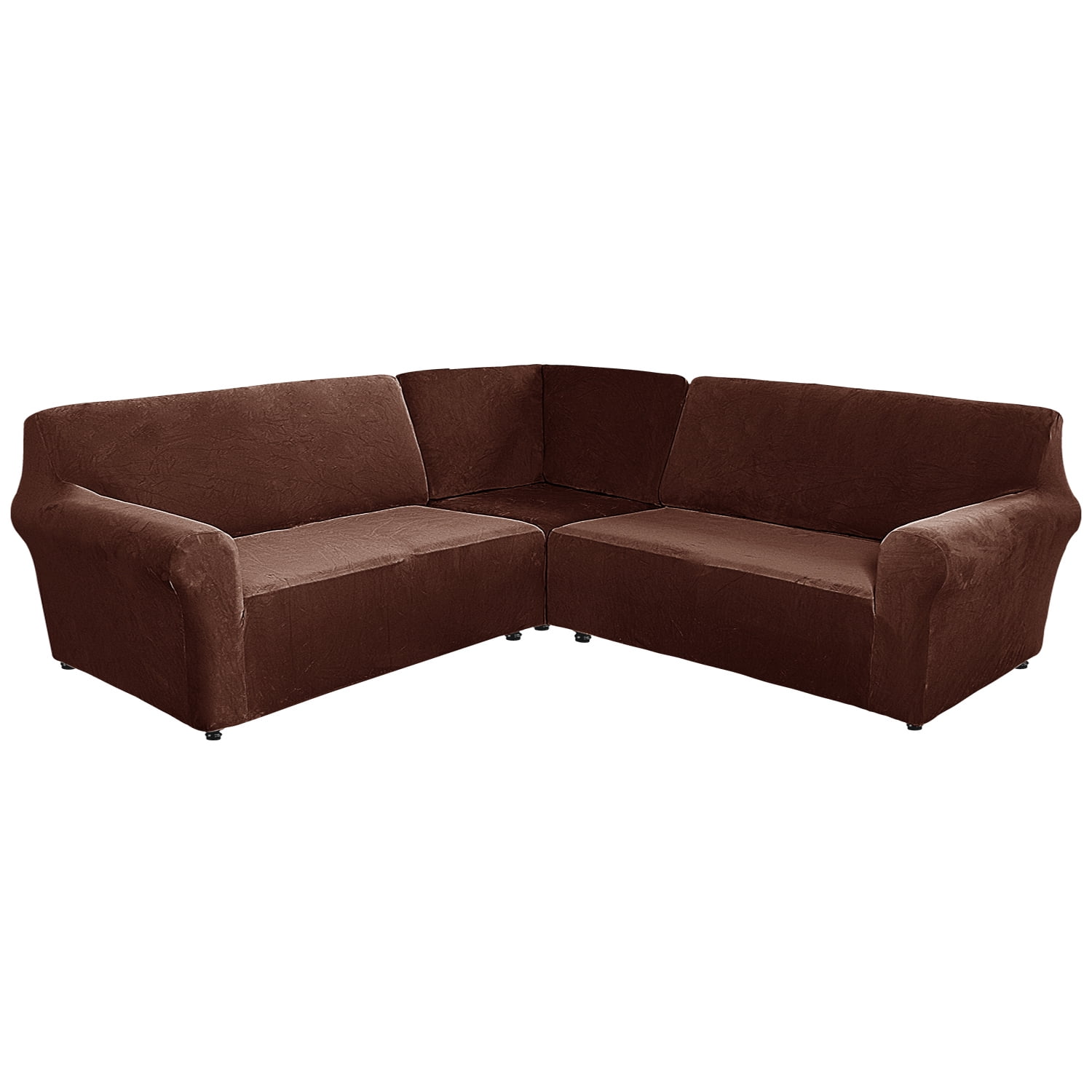 CJC 7 Seat Velvet Recliner Sofa Covers, 3-Piece Corner Sofa Covers, L ...