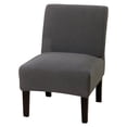 thumbnail image 1 of CJC Armless Accent Chair Covers Stretch Couch Slipcovers Removable Furniture Protector Covers for Home Hotel, Silver Gray, 1 of 8