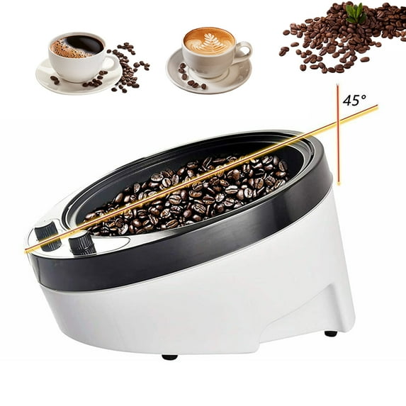 CJC Coffee Roaster Machine Electric Coffee Beans Baker Non-Stick Coating Baking Tools, 800g Capacity