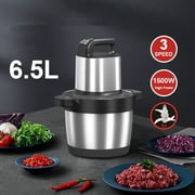 CJC Electric Food Processor Meat Grinder Vegetable Chopper Food Maker 6.5L Bowl 3 Speed