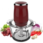 CJC Electric Meat Grinder, Food Processor & Vegetable Chopper, Professional Food Processor Chopper with 220V 500W Superpower for Meat Vegetables Fruits Spice, Quick Chopping & Mixing