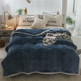 thumbnail image 1 of CJC Flannel Blanket Three-layer Weighted Bed Blanket for Adult Cozy Plush Flannel Sofa Blanket Soft Throw Blanket for Couch 70 * 80 in/80 * 90 in, 1 of 8