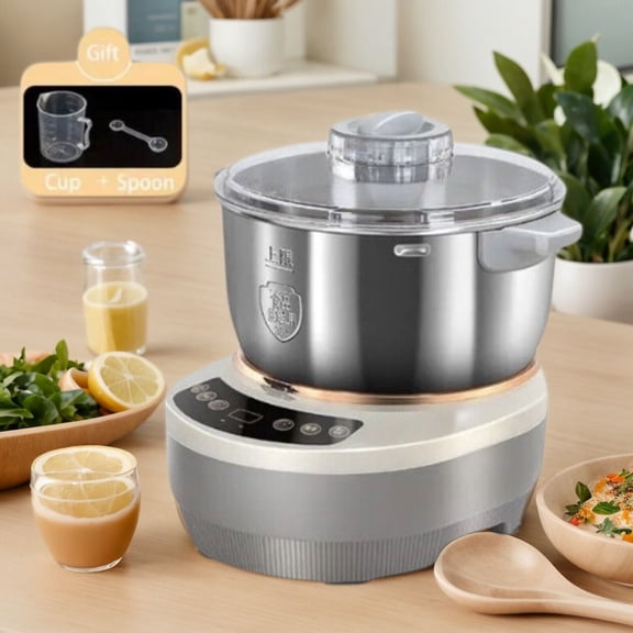 CJC 5L Multifunctional Electric Dough Maker, Bread and Pizza Dough Mixer with Automatic Ferment Function, Easy-to-Use Kneading Machine