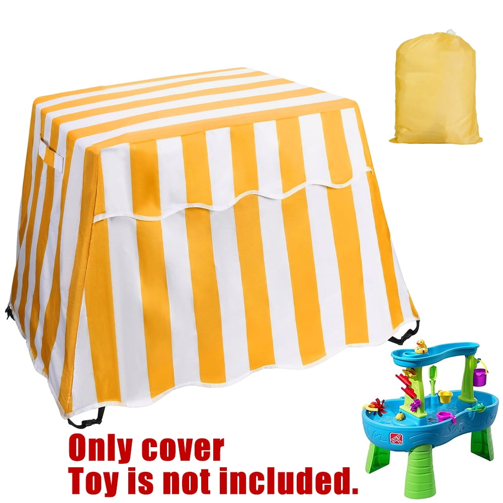 Aacabo Water Table Cover For Kids - Waterproof, Dust Proof, UV Resistant Outdoor Toy Cover, Grey - View #4
