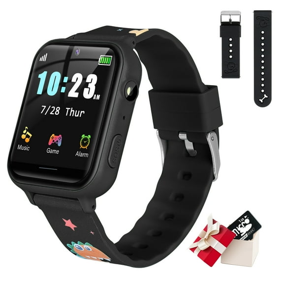 CJC Kids Smartwatch for Boys Girls - Smart Watch for Kids Watches for 3-12 Years with 10 Puzzle Games Alarm Music Player Camera Calculator Calendar Children Toys Birthday Gifts