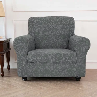 CJC Knitting Jacquard Sofa Covers Stretch Couch Covers with Separate Cushion Cover