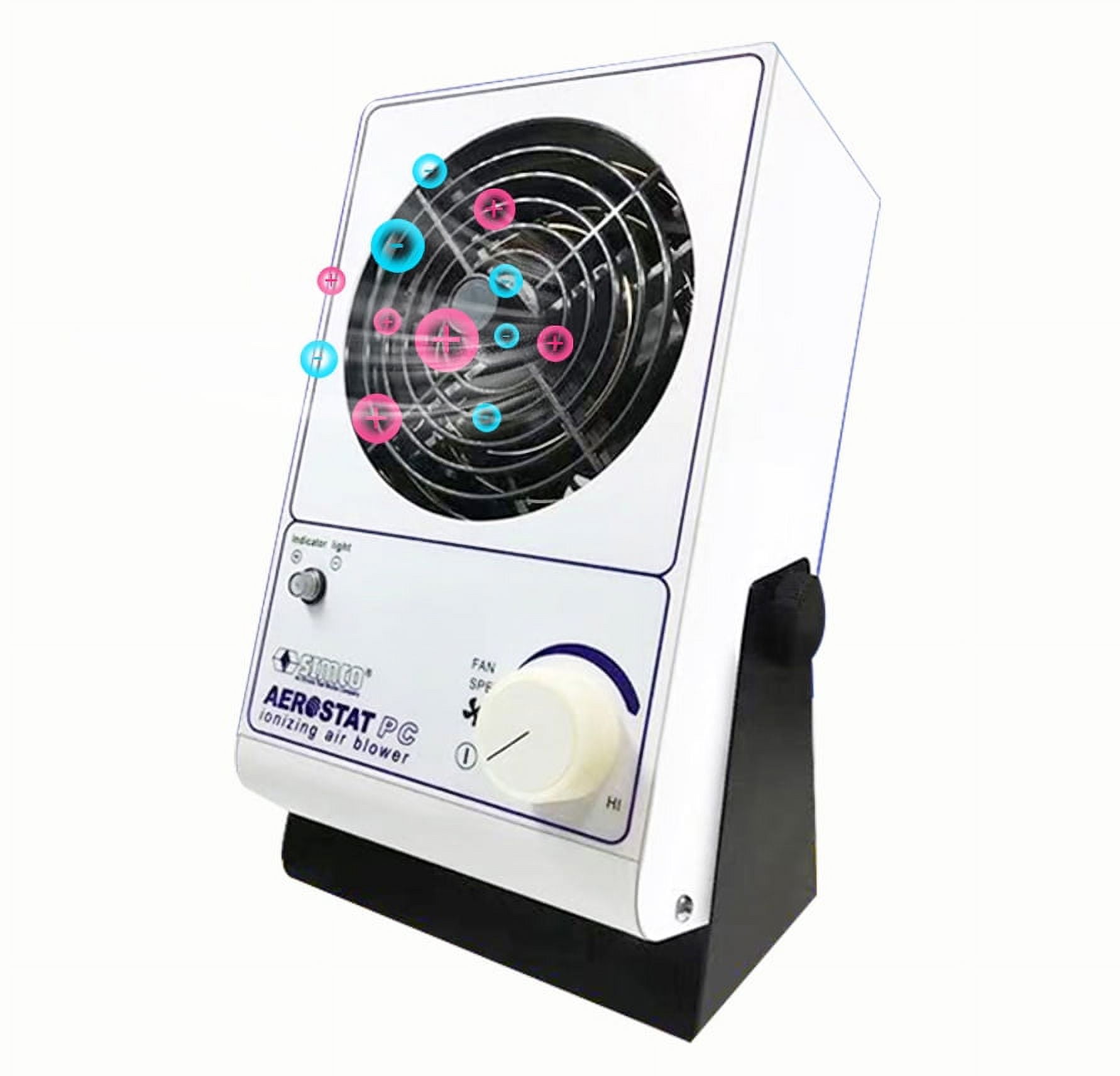 CJC Lonizer Air Blower ESD Ionizer Desktop Lonizing Air Blower Static Eliminator Anti Static Ionized Fan PC 25W 110V