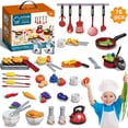 CJC Making Meal Play Food Set for Kids Kitchen Food Toy Sets for ...